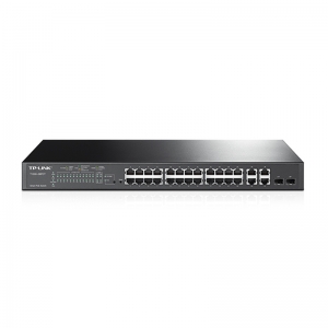 24-Port 10/100Mbps + 4-Port Gigabit Smart PoE+ Switch