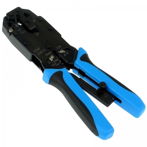 Blue ratchet crimp tool