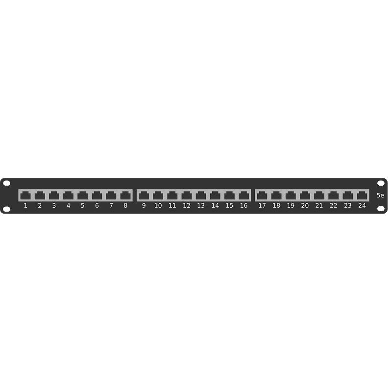 24 port rj45rj45 patch panel betterbox essentials