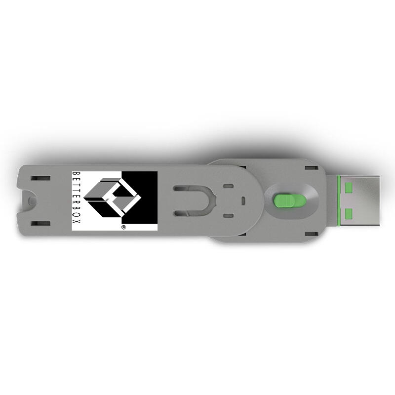 usb type a blocker key green